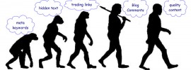 the evolution of seo from cavemen to today