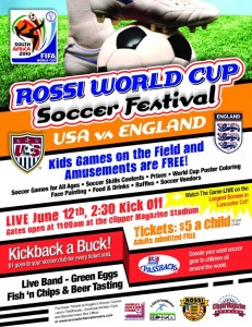 flyer for world cup at barnstormers stadium